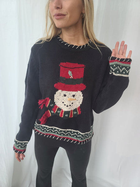 Snowman Pullover Sweater
