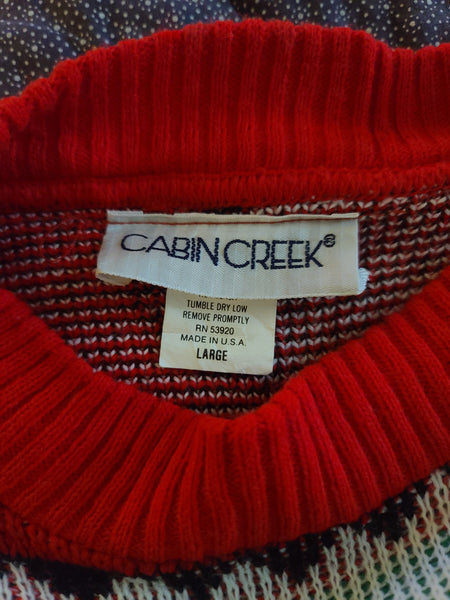 Retro late 80s early 90s Classic Christmas Sweater