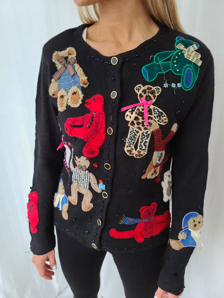 Teddy Bears Susan Bristol Vintage Sweater