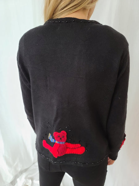 Teddy Bears Susan Bristol Vintage Sweater