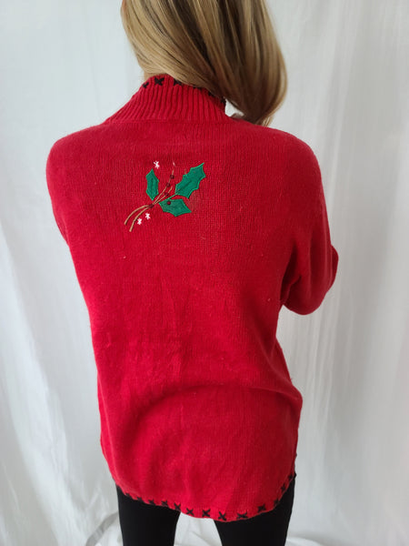 Twelve days of Christmas Tree Turtleneck Sweater