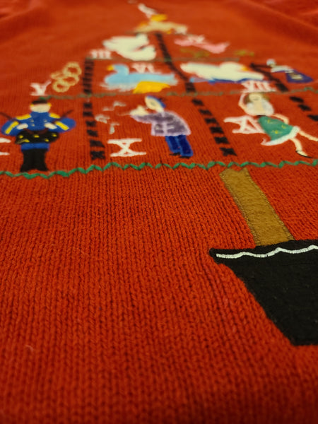 Twelve days of Christmas Tree Turtleneck Sweater