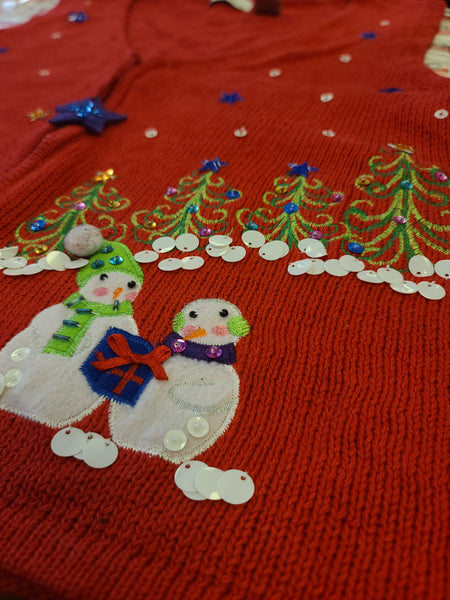 Snowmen and Stars zip up Vest