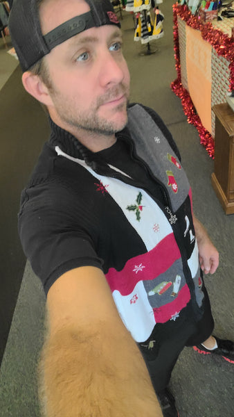 Breckenridge Zipper Christmas Vest