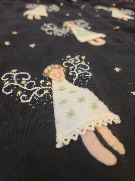 Angels and Stars button up Sweater