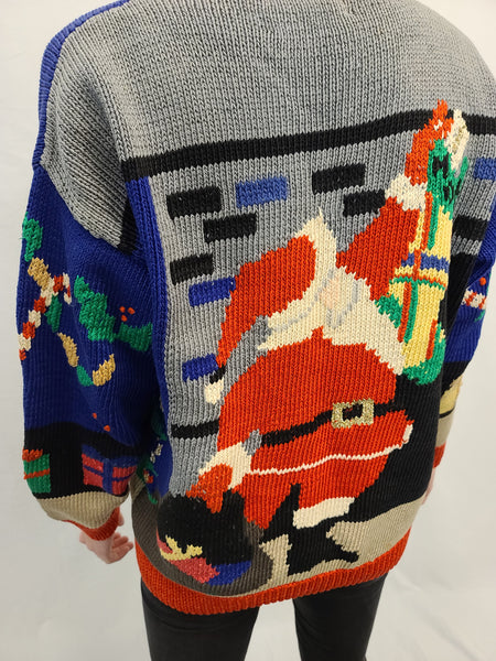 Rare! 1988 Hand Knit Grand Heritage Berek Sweater