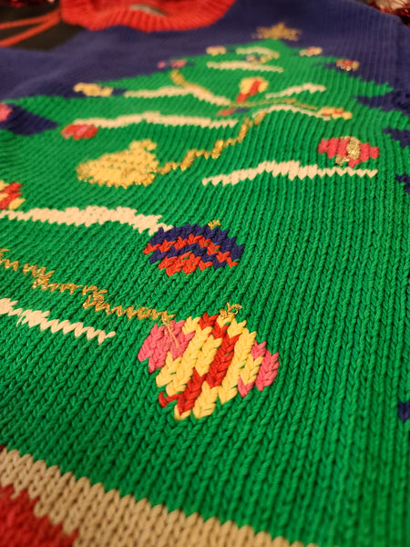 Rare! 1988 Hand Knit Grand Heritage Berek Sweater
