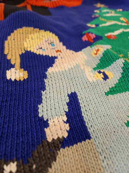 Rare! 1988 Hand Knit Grand Heritage Berek Sweater