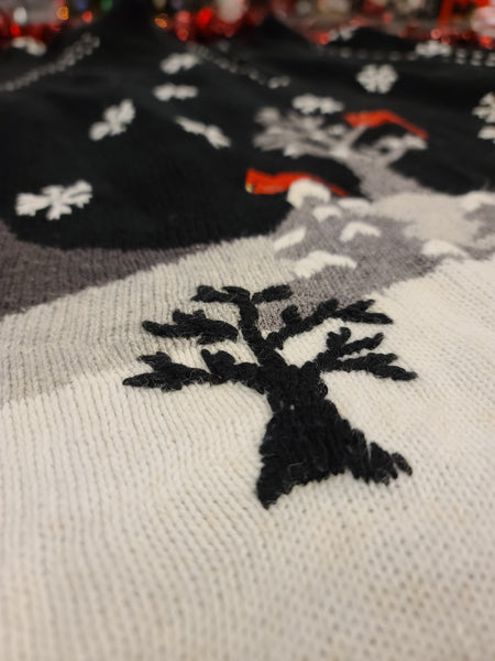 Cardinals in the trees quarter zip sweater