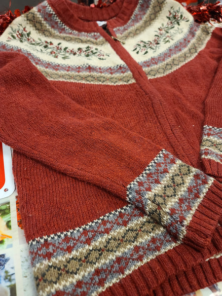 Croft and Barrow Holly Zipper Sweater