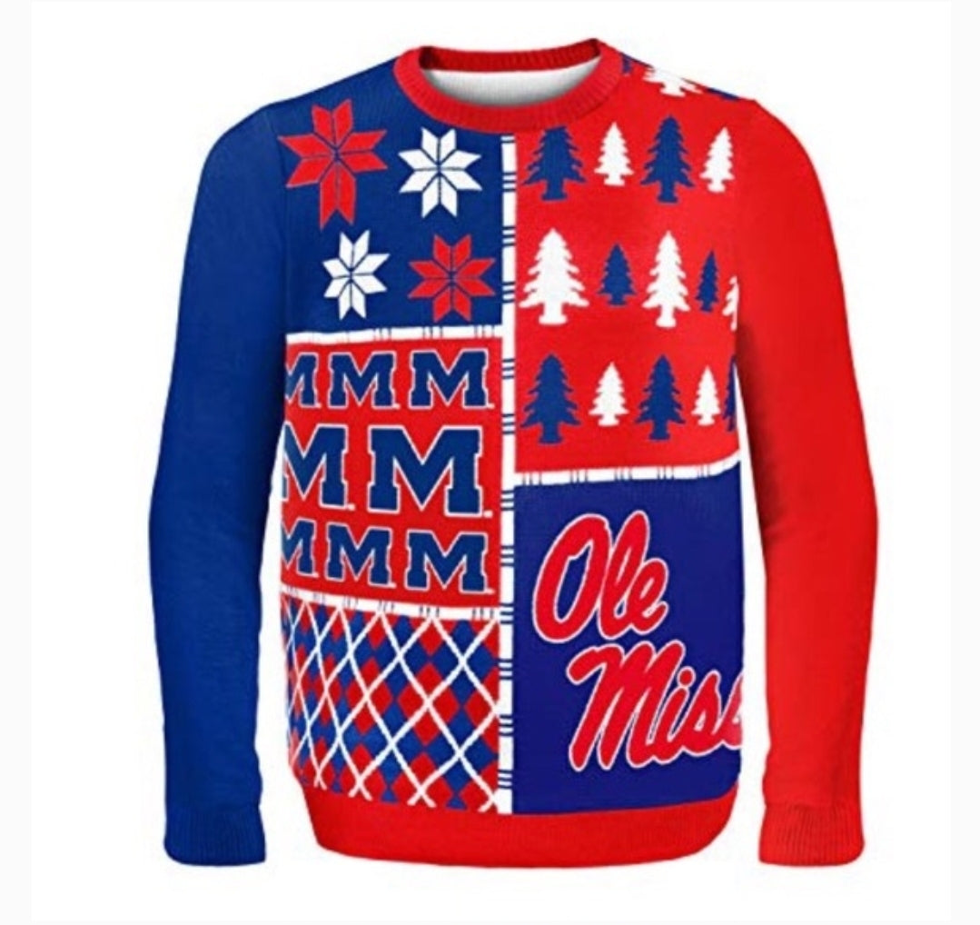 Ole miss outlet christmas sweater