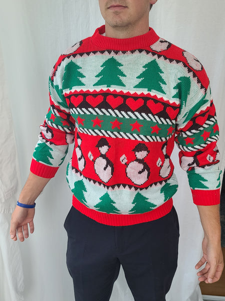 Retro late 80s early 90s Classic Christmas Sweater