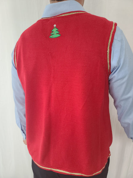 Classic Red Christmas Vest