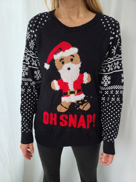 Oh Snap! Santa Gingerbread Sweater