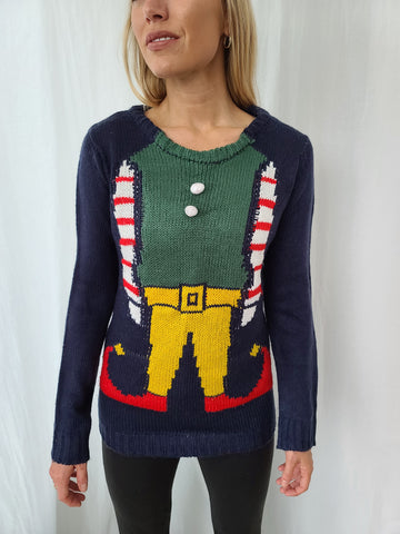 Vintage Elf Sweater