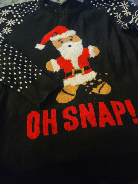 Oh Snap! Santa Gingerbread Sweater