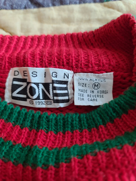 Rare Vintage 1992 Cat Christmas Sweater