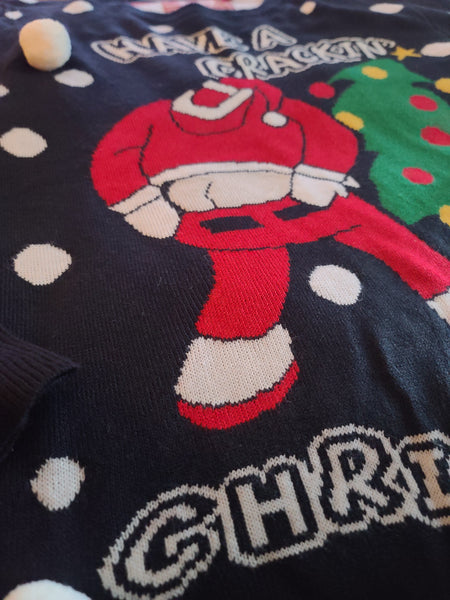 Have a Crackin Christmas Santa Sweater