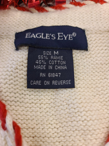 Vintage Snowman Eagle's Eye Christmas Vest