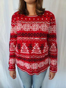 Red Winter Holiday Sweater