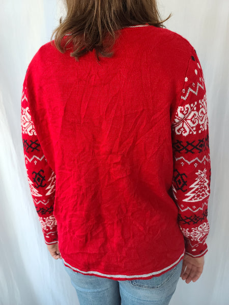 Red Winter Holiday Sweater