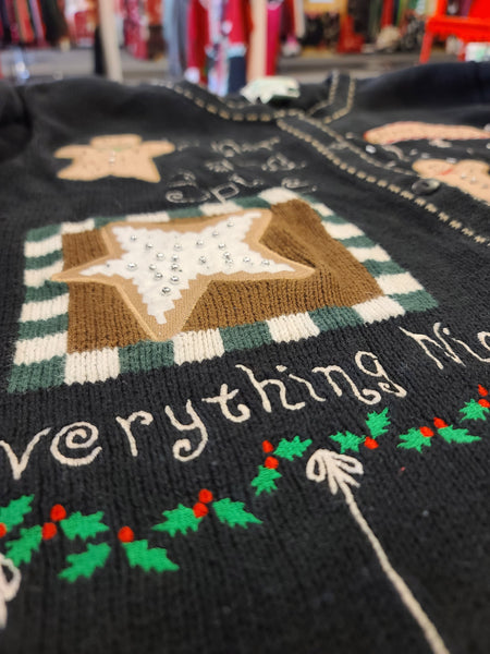 Sugar and Spice and Everything Nice Button Sweater
