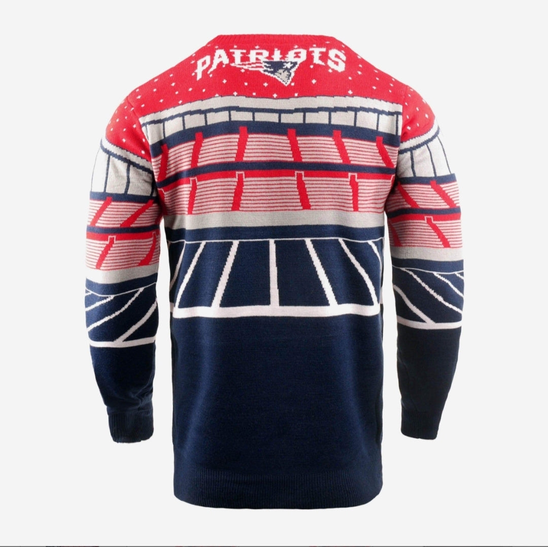 New England Patriots hot Lighted Touchdown sweater