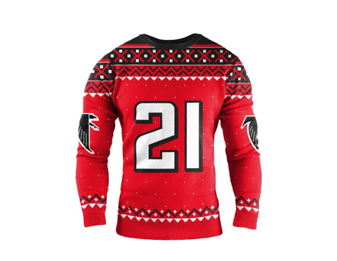 Atlanta Falcons Deion Sanders #21 Sweater