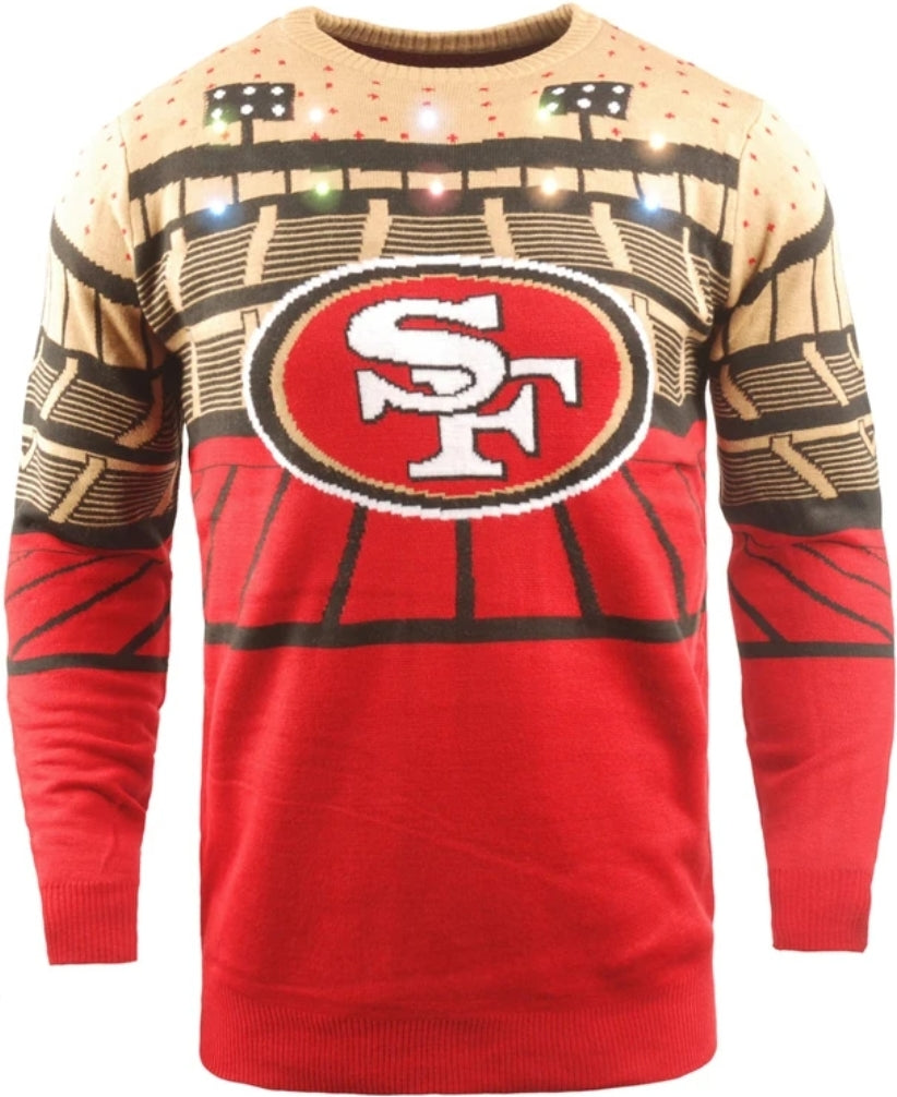 San Francisco 49ers Light-up Bluetooth Sweater